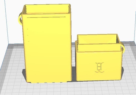 caja muliuso multifonction boîte 3d print model - Mito3D