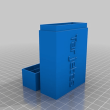 caja para 50 tarjetas empresariales casa personalizado de la oficina 3d print model - Mito3D