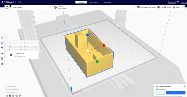 caja rectangulaire el ctrica 3d print model - Mito3D