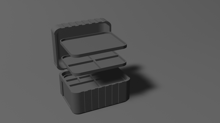 caja taktik abs sparen zeug 3d print model - Mito3D