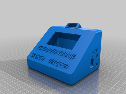 caja voltimetro 3d baskı 3d print model - Mito3D