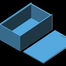cajatapacorrida trunk box drawer 3d print model - Mito3D