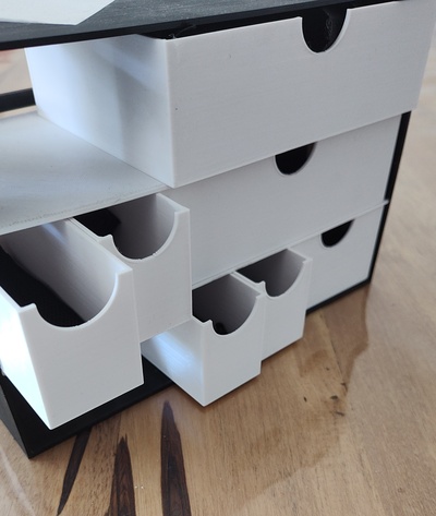 tiroirs accueil maison cajon tiroir modulaire muliuso 3d print model - Mito3D