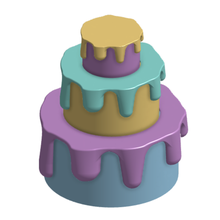 cake 3d print model - Mito3D
