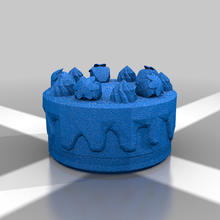gâteau 3d print model - Mito3D