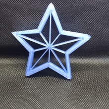 pastel cortador estrella puñetazo molde Navidad corte Galleta 3d print model - Mito3D