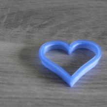 bolo cortadores heart soco mofo Natal noel corte coração namorados 3d print model - Mito3D