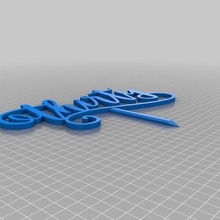 cake topper birthday decoration thirty food_drink 3d print model - Mito3D