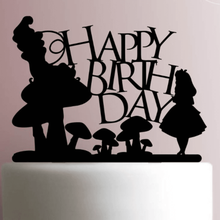 cake topper alice wonderland home alicia country wonders jannie 3d print model - Mito3D