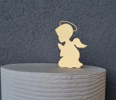 pastel sombrero copa chico ángel 3d print model - Mito3D
