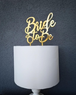 cake topper bride party wedding 3d print model - Mito3D