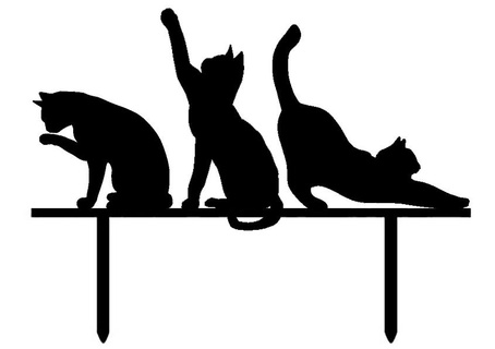 kek topper 3 kediler çeşitli süs doğum günü kedi yavru maskot Evcil Hayvanlar 3d print model - Mito3D