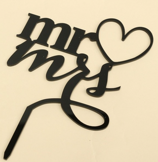 kek topper düğün eşler evlilik yıl Parti 3d print model - Mito3D