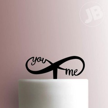 cake topper you me infinite home infinity love y lovers 3d print model - Mito3D