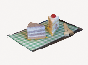 cake two food pinic 3d print model - Mito3D