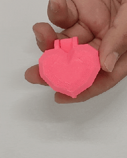 cakepop valentine's day 3 heart mold 28 gr 3d print model - Mito3D