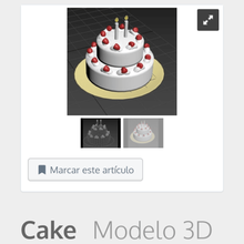 la torta varios de juguete cumpleaños parte jannie 3d print model - Mito3D