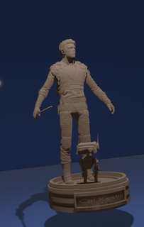 California kestis estrella guerras juegos acción cifras dardo vader Jedi otoño orden sobreviviente Ciencias ficción Lima 3d print model - Mito3D
