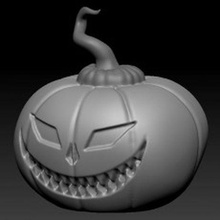 calabaza Halloween zucca arte 3d print model - Mito3D