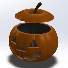 calabaza arte Halloween Miedo 3d print model - Mito3D