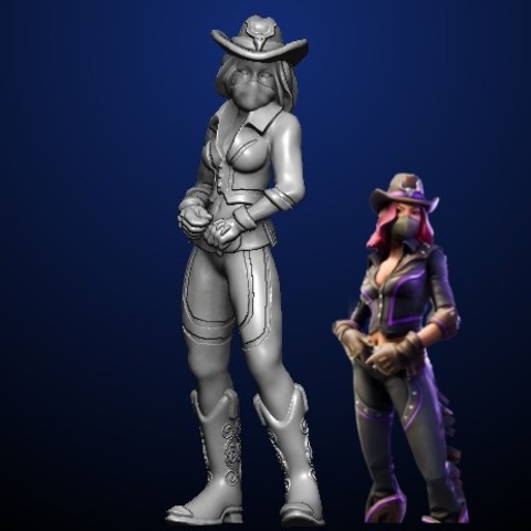 calamity fortnite art models tabletop miniatures battle royal 3D print model - Mito3D