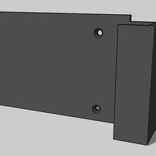 caldigit usb-c pro wallmount docking station 3d print model - Mito3D