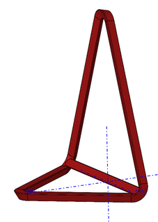 cale livre cuneo libro bloccare triangolo decorazione biblioteca arte 3d print model - Mito3D