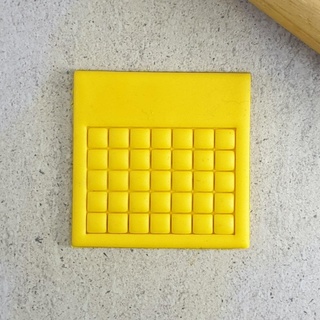 calendar cookie cutter stamps 3d print model - Mito3D