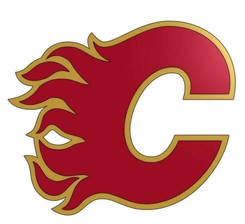 Calgary flammes logo hockey LNH panneaux logos 3d print model - Mito3D