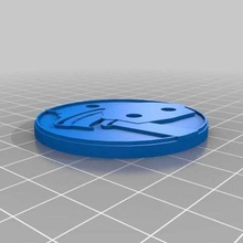 calgary maker faire coin keytag art coins badges yyc pendant badge 3d print model - Mito3D