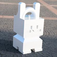 cali coniglio portachiavi attrezzo 3d stampa test 3d print model - Mito3D