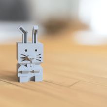 cali Kaninchen verschiedene cube test stresstest Drucker 3d print model - Mito3D