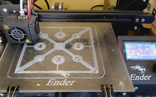 calibrating template print 3d print model - Mito3D
