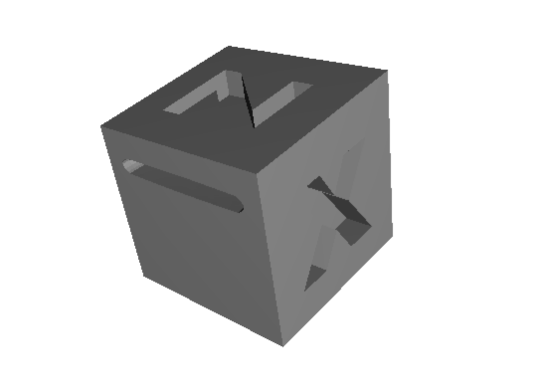 calibration cube 3D print model - Mito3D