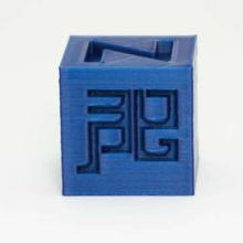 calibración cubo 3d impresión friki edición 3d print model - Mito3D
