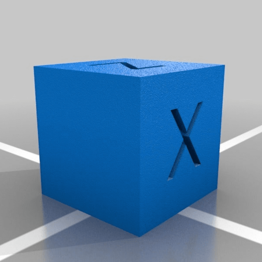étalonnage cube 15 3d_printing_tests 3D print model - Mito3D