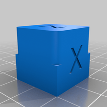 calibrazione cubo 20x20x20 strumento Stampa 3d prove test 3d print model - Mito3D