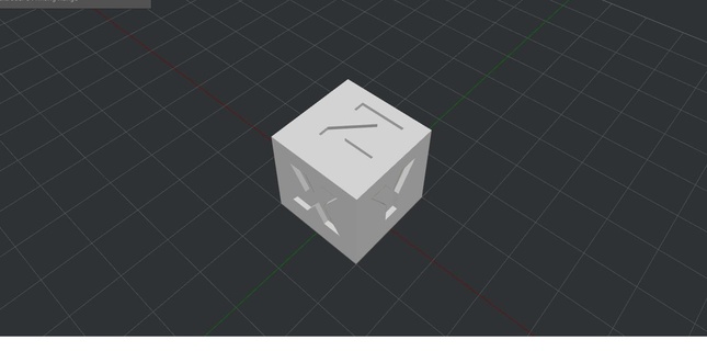 étalonnage cube 2 3d print model - Mito3D