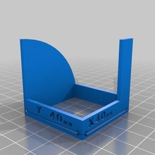 calibração cubo 40x40x40 ferramenta 3d impressão testes 3d print model - Mito3D