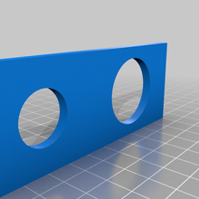 calibration plate holes 3d_printing_tests 3d print model - Mito3D
