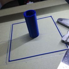 calibração xyz retângulo tubo 100 100+50mm ferramenta 3d impressão testes 3d print model - Mito3D
