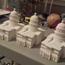 california Eyaleti Meclis Binası mimarlık bina yapıları 3d print model - Mito3D