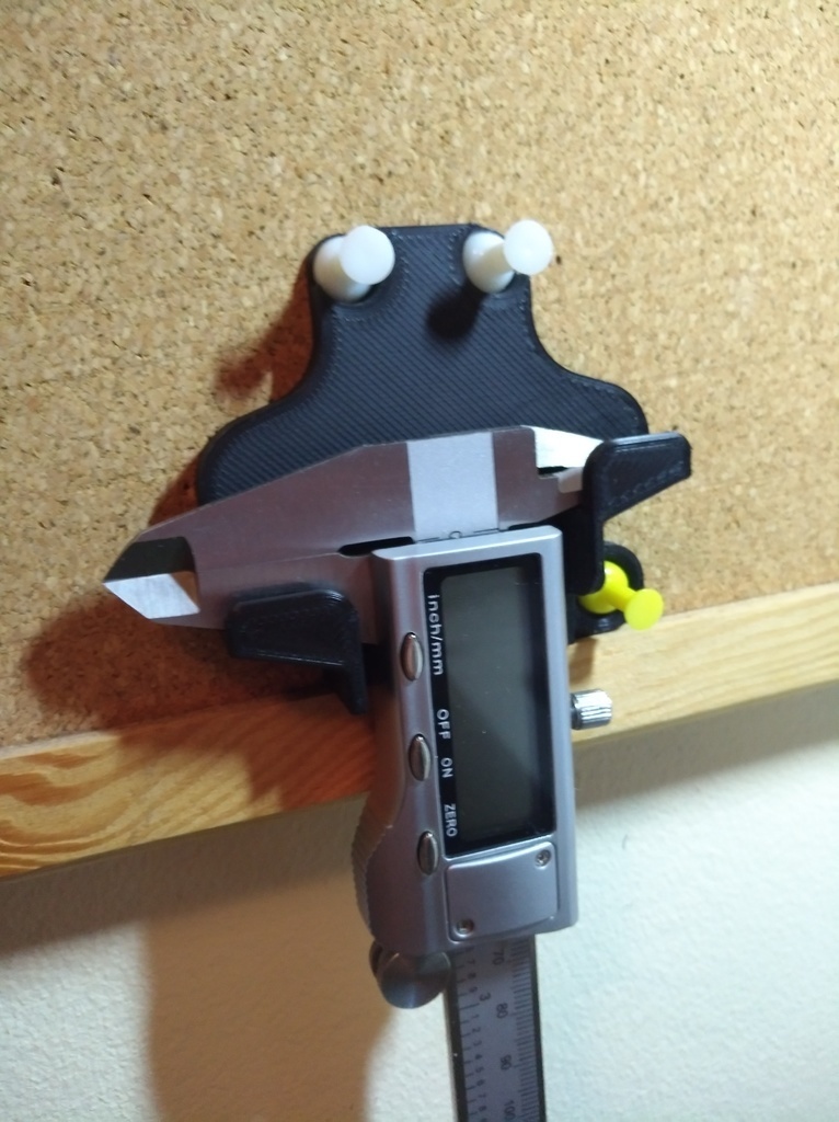 compasso calibre cabide PIN borda suporte pegboard ferramenta faça Ferramentas fabricantes 3D print model - Mito3D