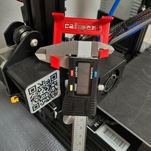 compasso calibre suporte ficar pé base 3dprinted impressão 3d aguentar parafusado 3d print model - Mito3D