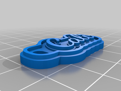 cali personalizzato segni loghi 3d print model - Mito3D
