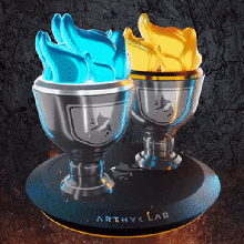 caliz arthyk cup trophy 3d print model - Mito3D