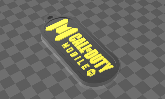 call duty keychain Game 3d print model - Mito3D