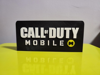 call duty mobile logo cod warzone war activision treyard 3d print model - Mito3D