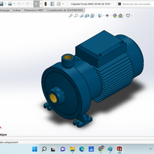 calpeda pump nmd 20140 ae step 3d print model - Mito3D