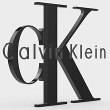 calvin klein logo fashion trend stylish moda accessories luxury symbol models style emblem character store shop model design clothing brand boutique 3d print model - Mito3D